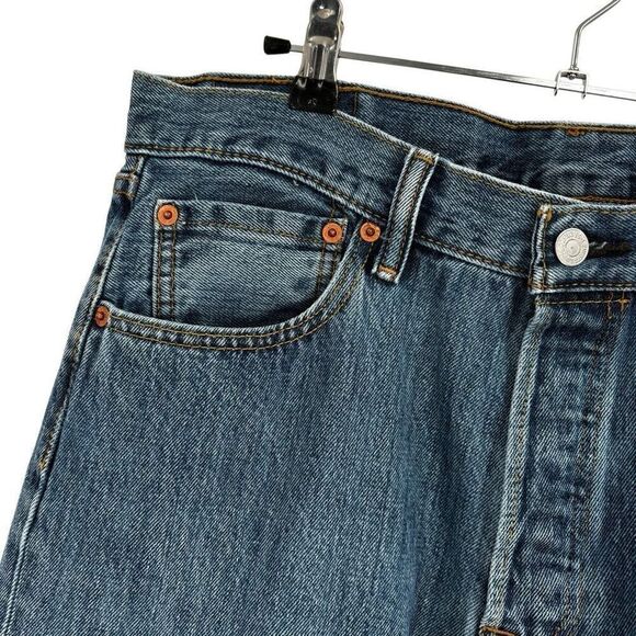 Levi’s 501 Buttonfly Straight Leg Jeans Men’s Size 33X32 - Picture 6 of 9